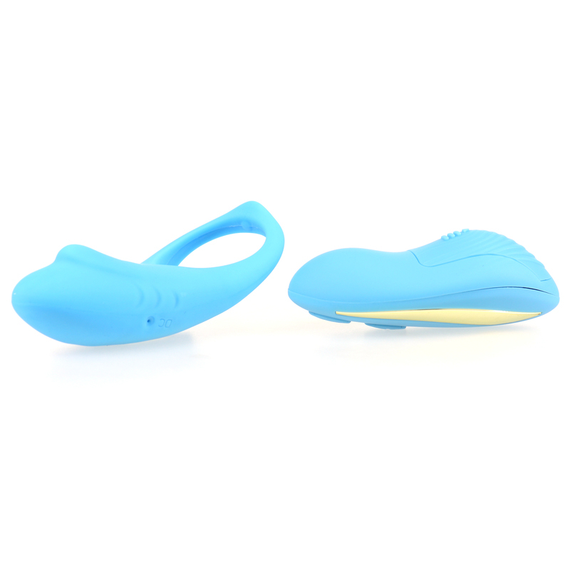 Shark Remote Control Silicone Cock Ring