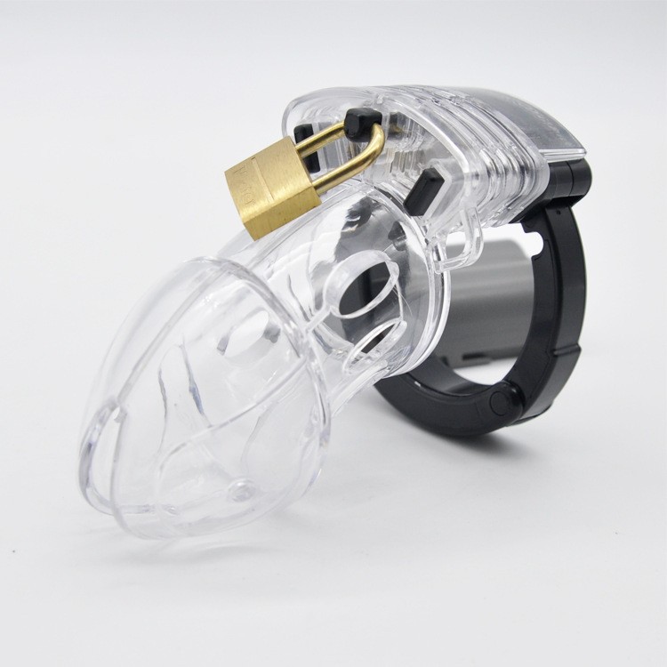 Adjustable Male Cock Cuff Chastity Device - Black