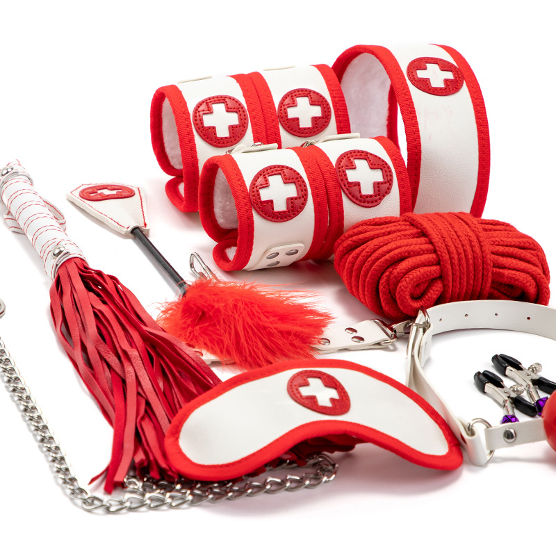 10 piece set of SM sex toys - nurse role-playing