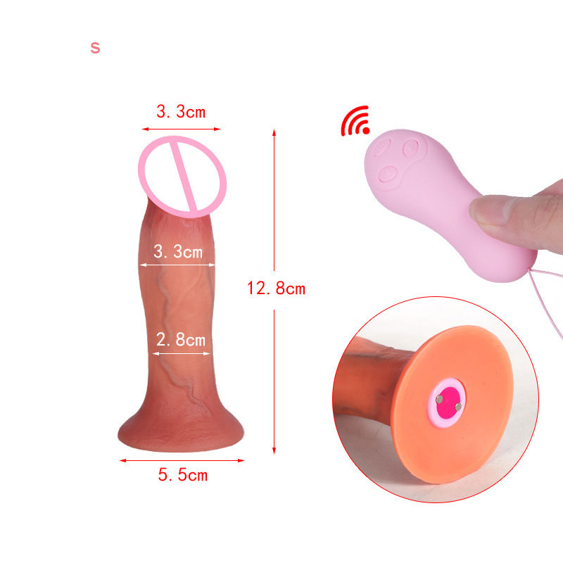 Realistic Thick Huge Mushroom Head Dildo Remote control vibration