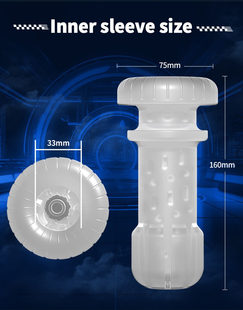 Motorcycle Masturbation Cup Telescopic Multi frequency Vibration