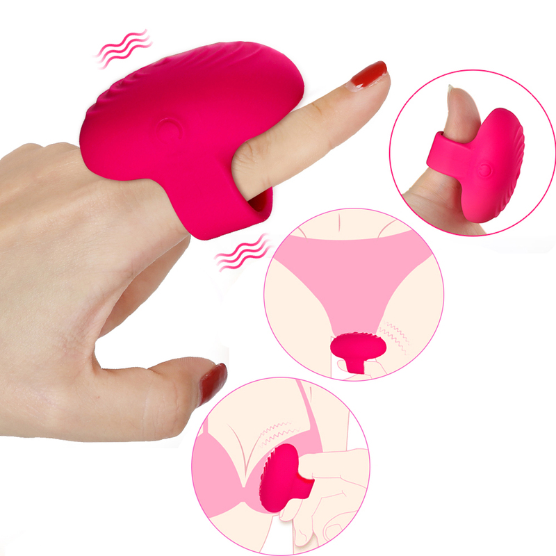 Silicone Vibrating Finger Ring