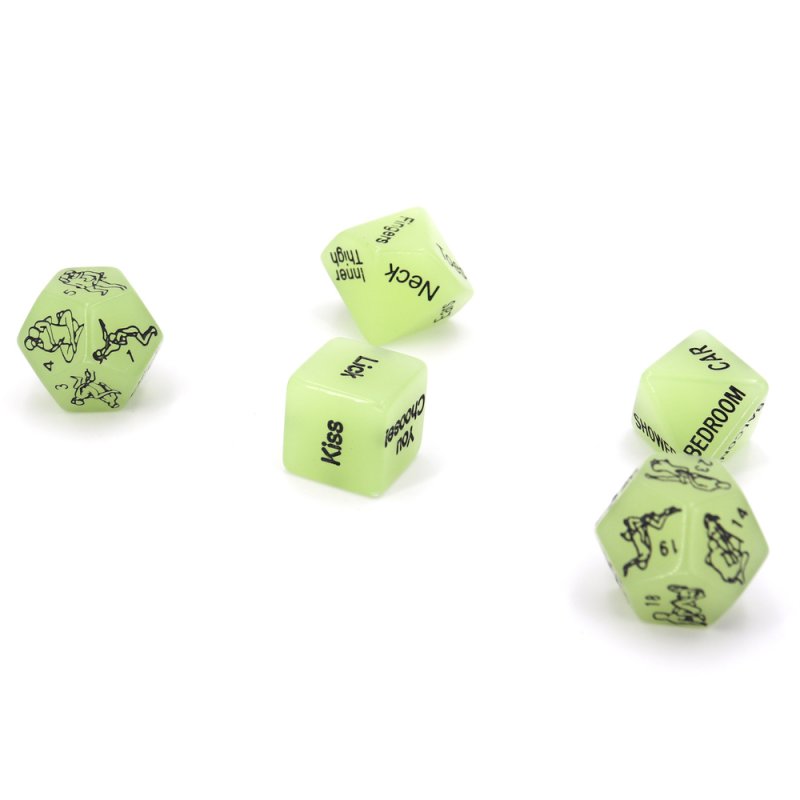 5 Luminous Sex Position Dice