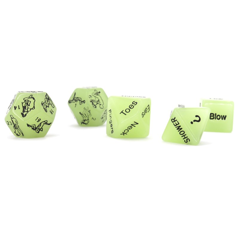 5 Luminous Sex Position Dice