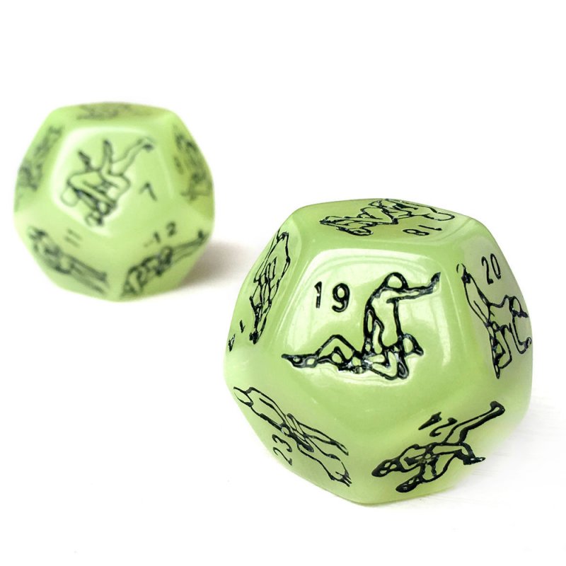 4Pcs Luminous Sexy Dice