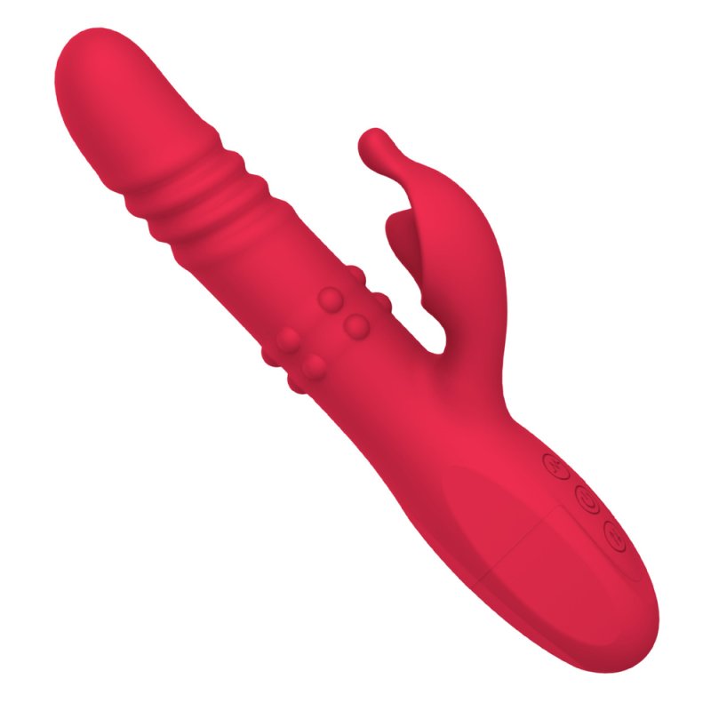 Thrusting Dildo 4 in1 Vibrator