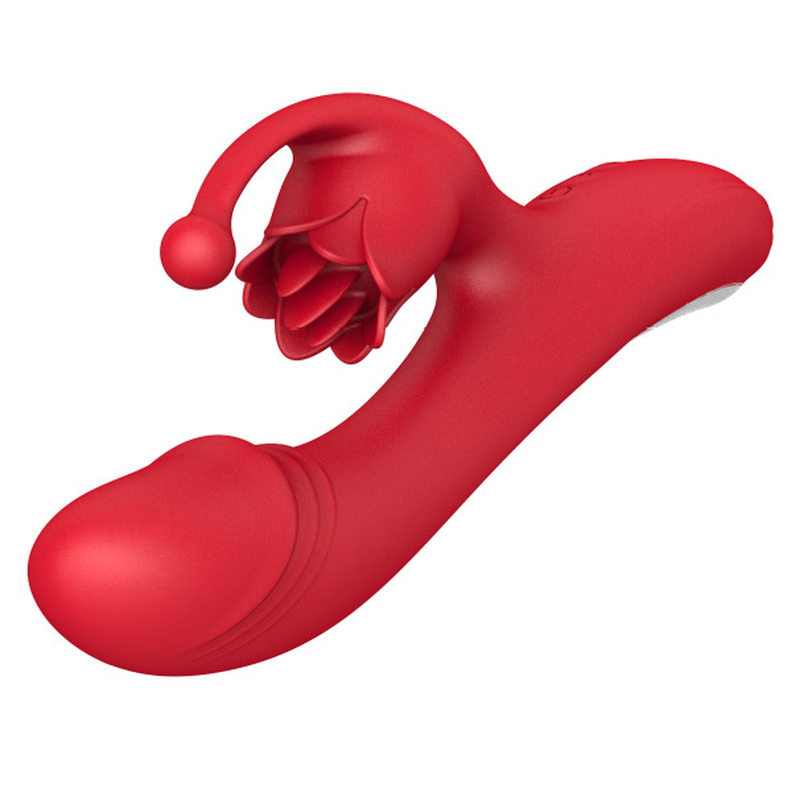 Rose Clit Stimulation Rabbit Vibrator