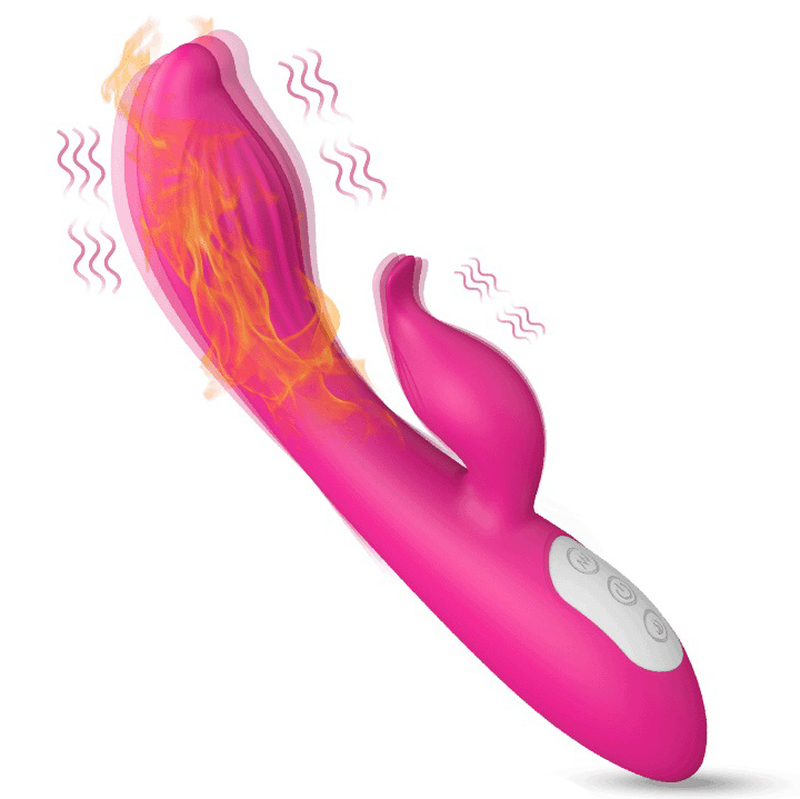 Fire Dance Rabbit Heating Vibrator