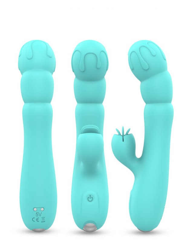 Frozen Silicone Rabbit Vibrator