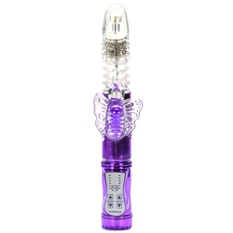 Butterfly Clit Stimulation Jelly Vibrator