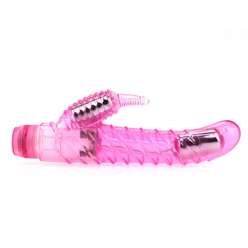 Dual Stimulator Curve Seduction Jelly Vibrator