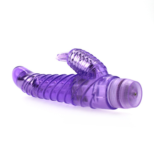 Dual Stimulator Curve Seduction Jelly Vibrator