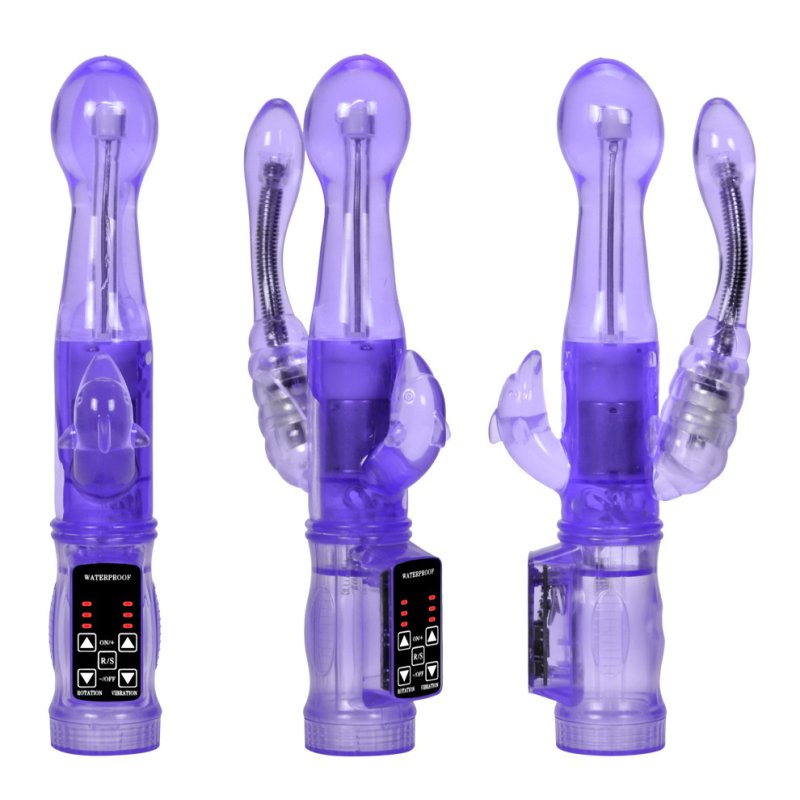 Double Indulgence Rabbit Vibrator