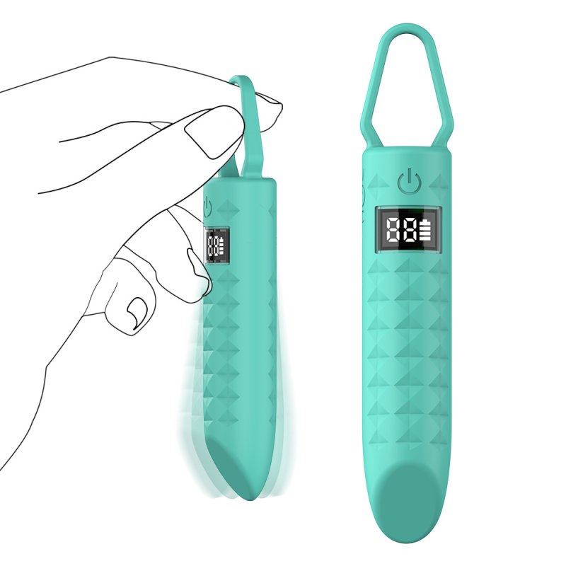 LCD Mini Vibrator Bullet with Lipstick Shape