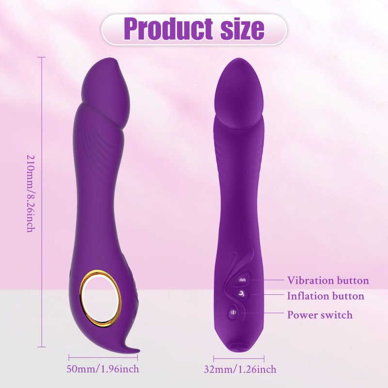 Inflatable Strong Shock Wand Vibrator