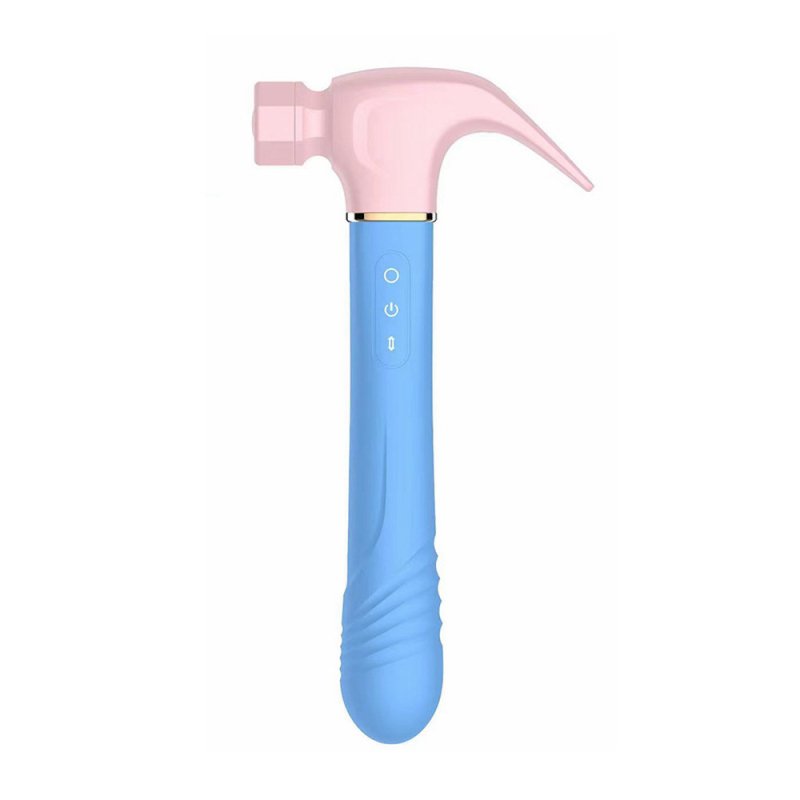 Double Color Hammer Vibrator - Sucking+Stretching