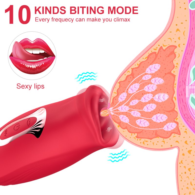 Tongue Licking Clitoral Vibrator