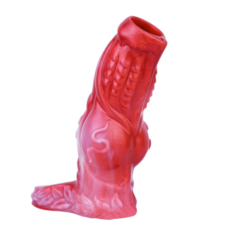 Flame Lifelike Penis Sleeve - A