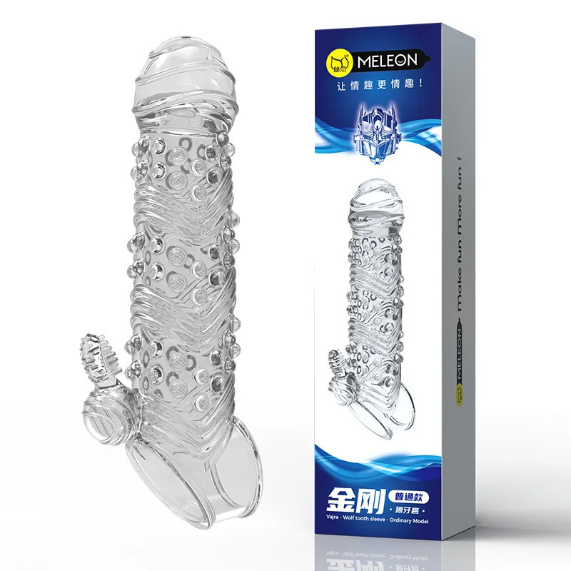 King Kong Penis Extender Cock Sleeve - double vibration