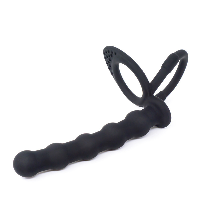 Cock & Ball Ring with Anal Beads