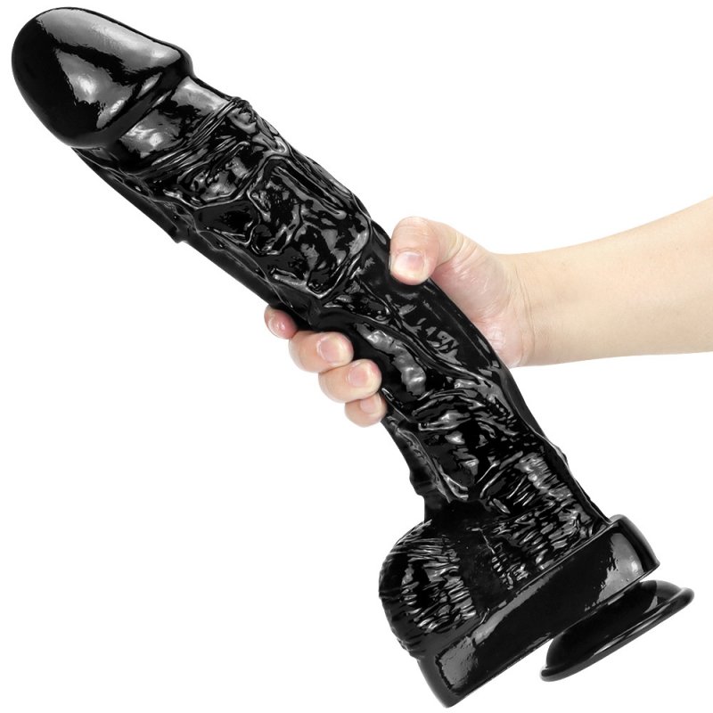 Black Warrior PVC Huge Cock - 15 inch