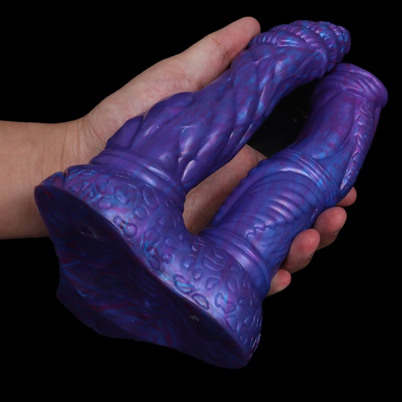 Blue Demon Realistic Double Dildo - 02