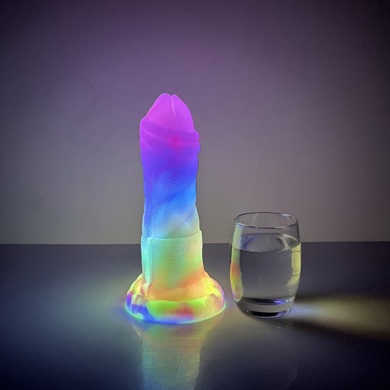 Luminous Silicone Dildo - 17