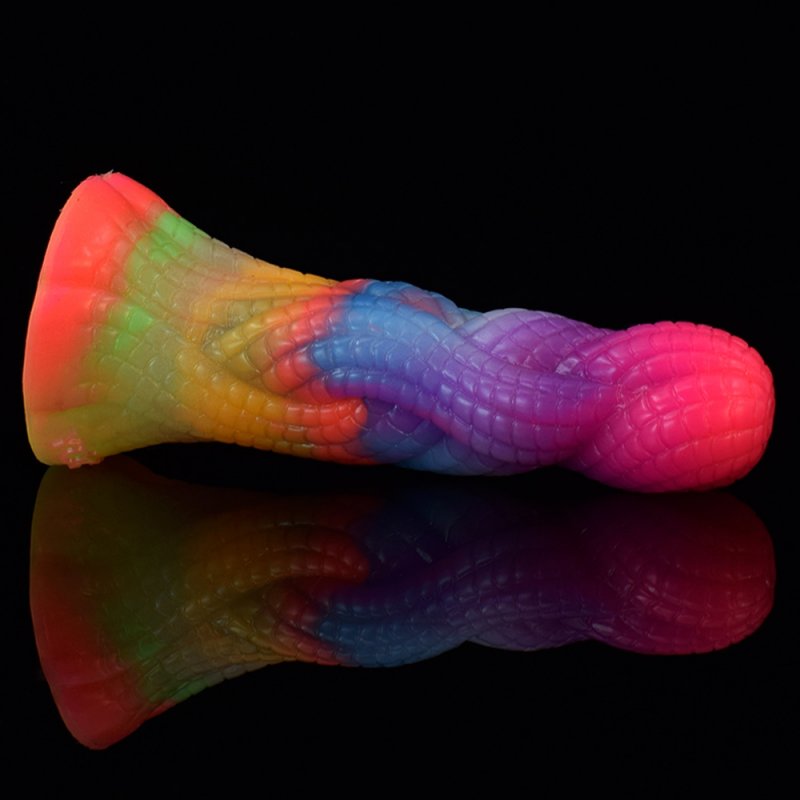 Luminous Silicone Butt Plug - Snake