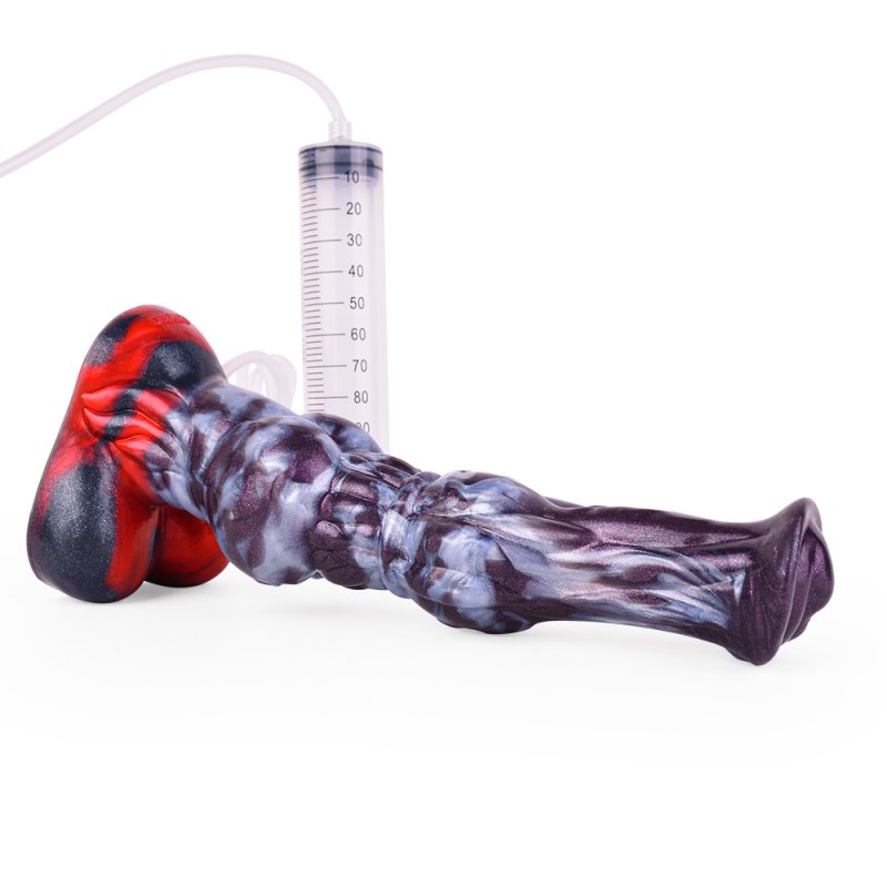 Squirting Alien Beast Night Elf 10.2" Dildo - L