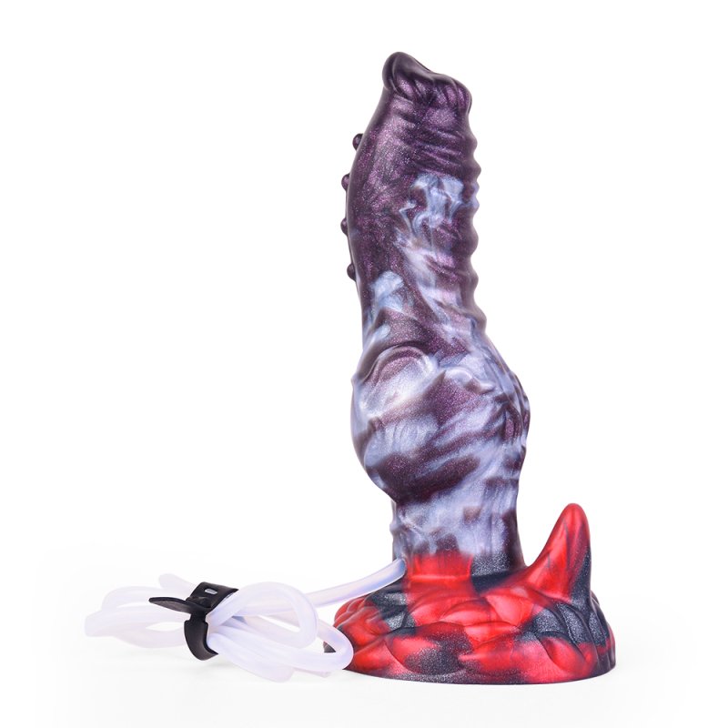 Squirting Alien Beast Night Elf 7.7" Dildo - J