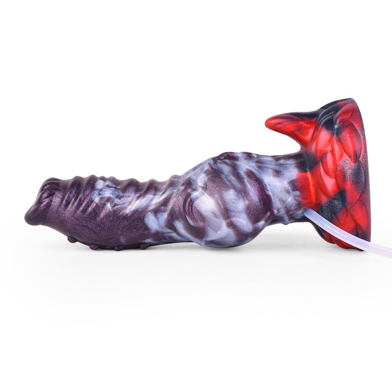 Squirting Alien Beast Night Elf 7.7" Dildo - J