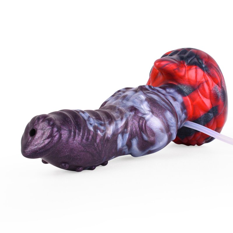 Squirting Alien Beast Night Elf 7.7" Dildo - J