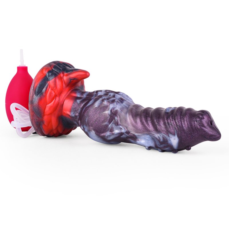 Squirting Alien Beast Night Elf 7.7" Dildo - J