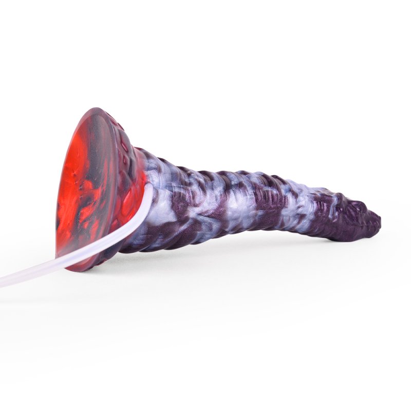 Squirting Alien Beast Night Elf 9.8" Dildo - E