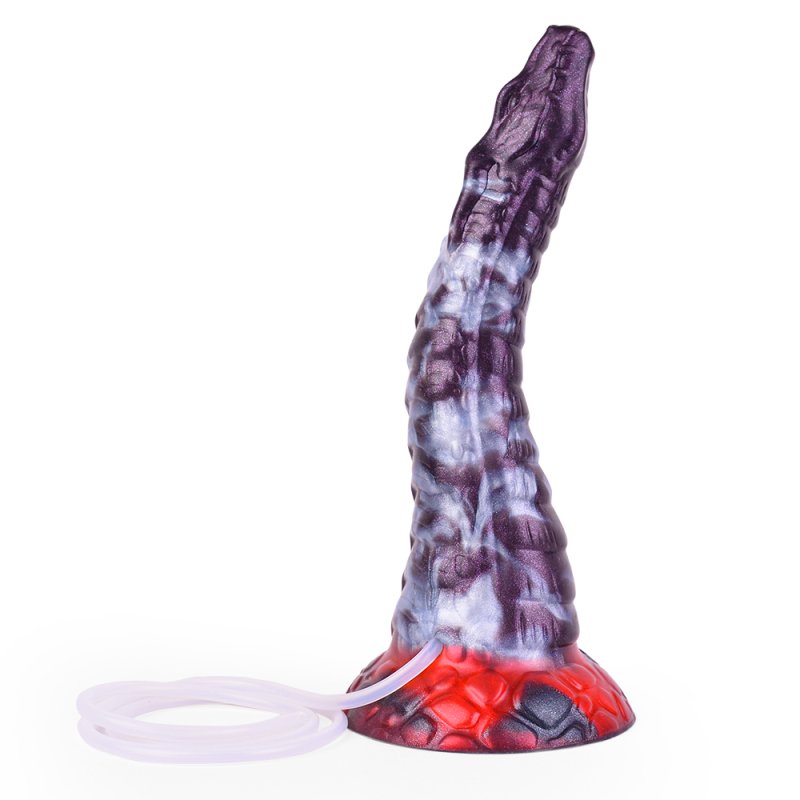 Squirting Alien Beast Night Elf 9.8" Dildo - E