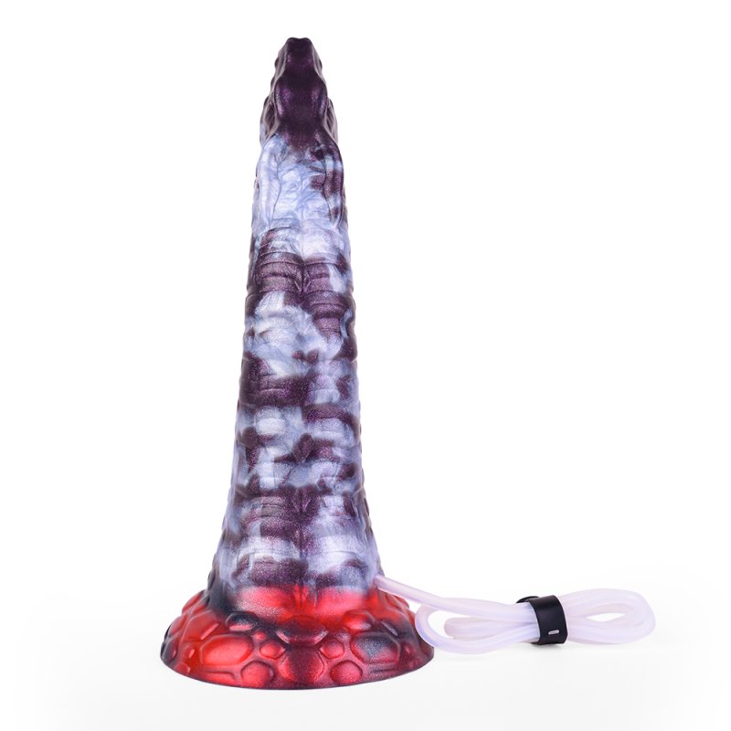 Squirting Alien Beast Night Elf 9.8" Dildo - E