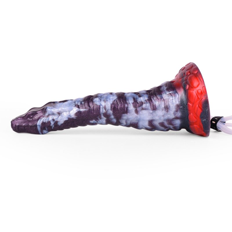 Squirting Alien Beast Night Elf 9.8" Dildo - E