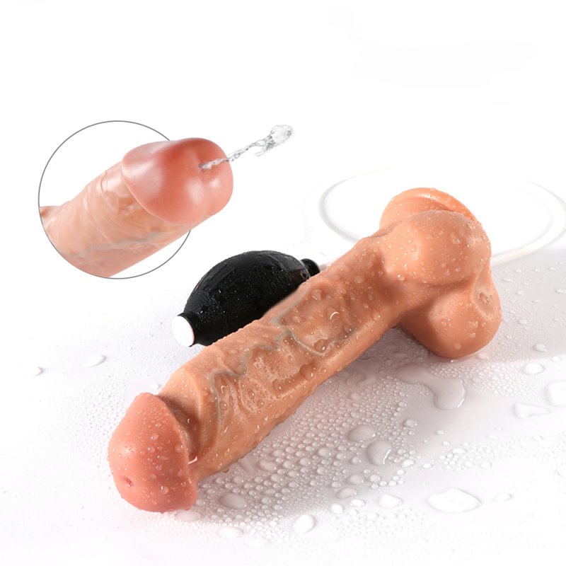 Ejaculating Super Realistic Dildo With Blue Veins