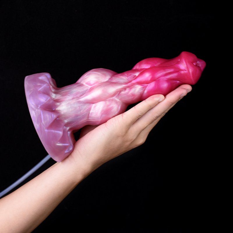 Ejaculating Peachy Colorful Realistic Dildo- 20