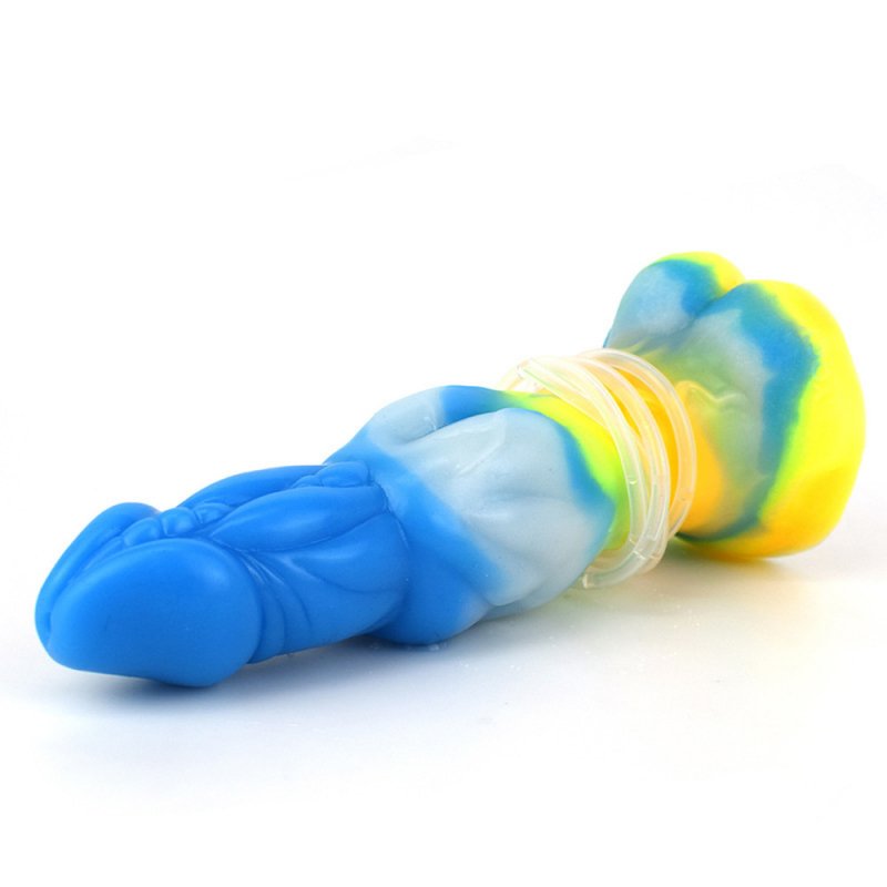 Triple Function Squirting Luminous Dildo - 02