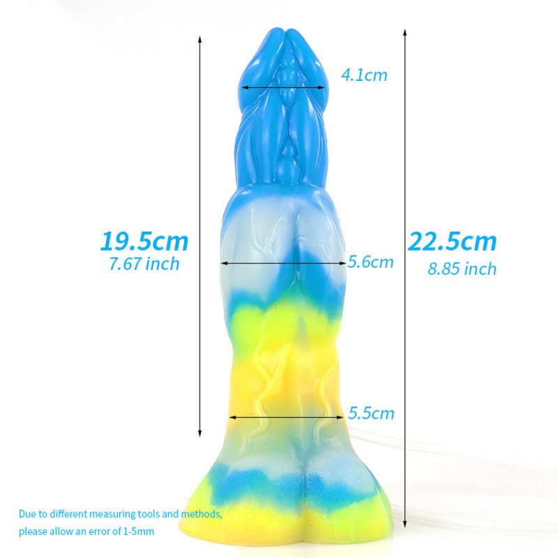 Triple Function Squirting Luminous Dildo - 02