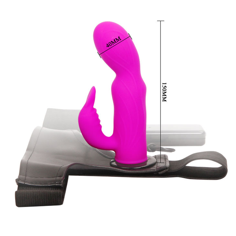 Ultra Harness Silicone Strap On Vibrator