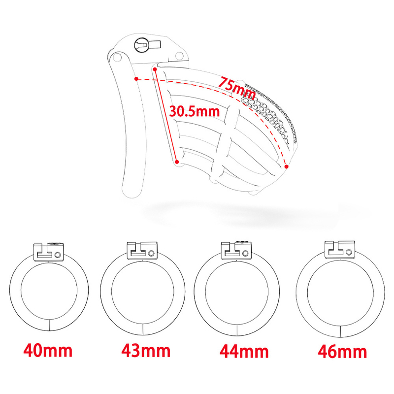 Net Male Chastity Cage