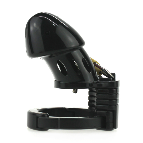 Adjustable Male Cock Cuff Chastity Device - Black