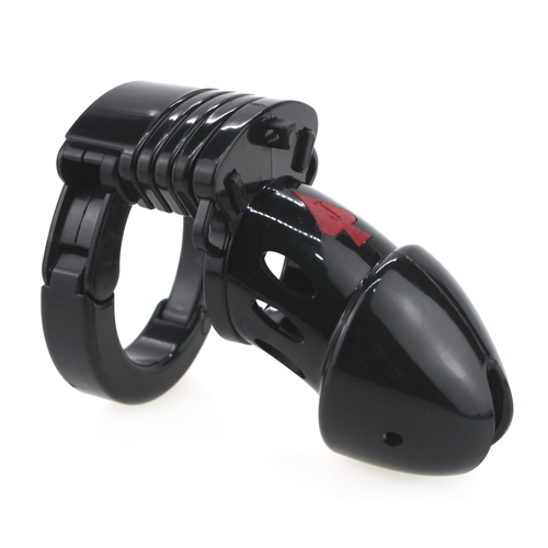 Adjustable Male Cock Cuff Chastity Device - Black