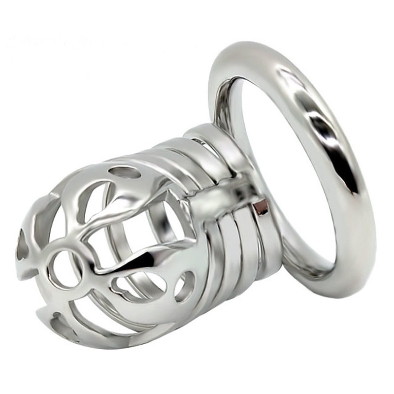 Captus Stainless Steel Locking Chastity Cage