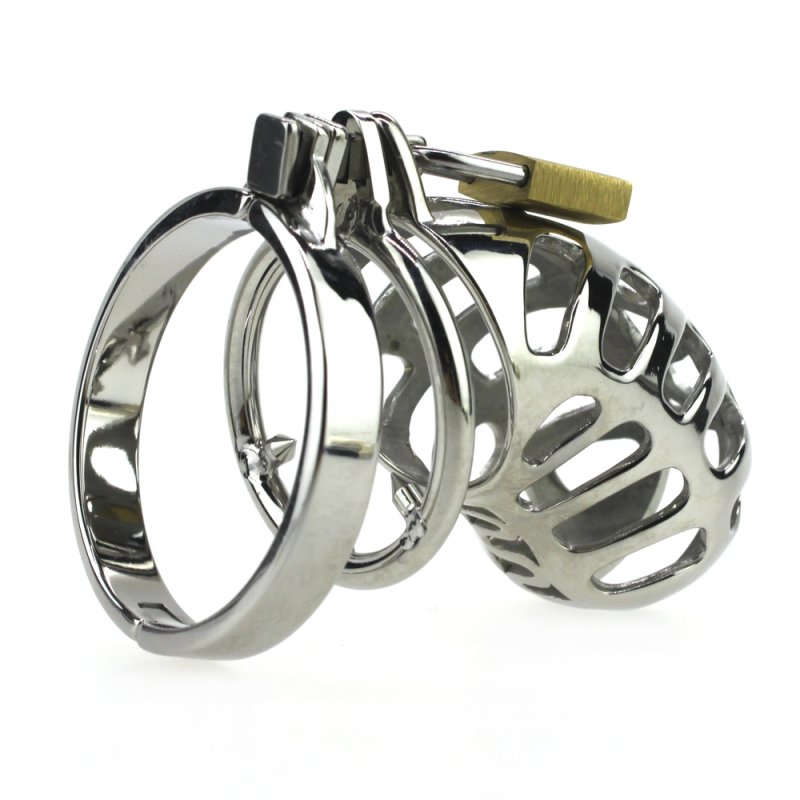 Male Chastity Device Lock Stainless Steel Cock Cage