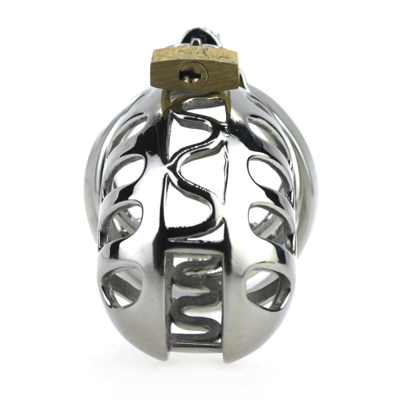 Male Chastity Device Lock Stainless Steel Cock Cage