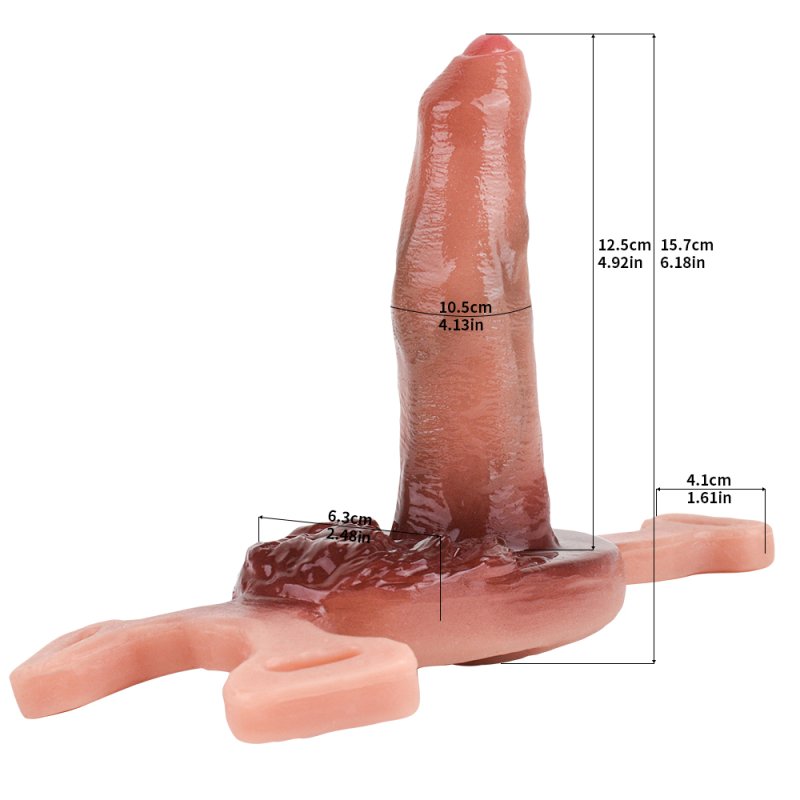 Vibrating Realistic Dildo Grinder