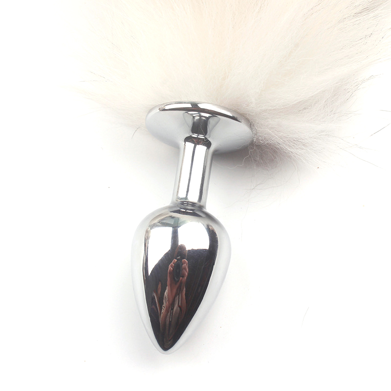 Cross Fox Tail  Metal Anal Plug Toy